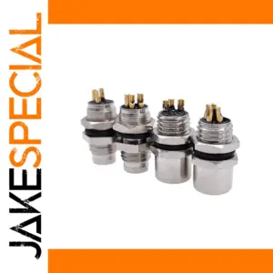 M8 Stainless Steel Sensor Connector 3/4 Pin