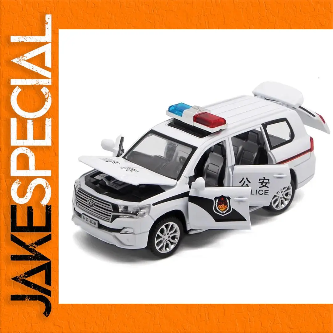 1:32 Toyota Cruiser Police SUV Diecast Model 1 1:32 Toyota Cruiser Police SUV Diecast Model