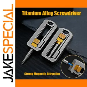 Mini Titanium Alloy Magnetic Screwdriver Set
