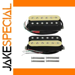 Zebra Humbucker Pickup Set for Electric Guitars