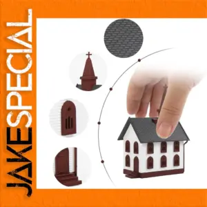 Detailed 1:160 Scale Model Church by Evemodel