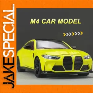 Vibrant Yellow 1:24 Scale Diecast Car Model