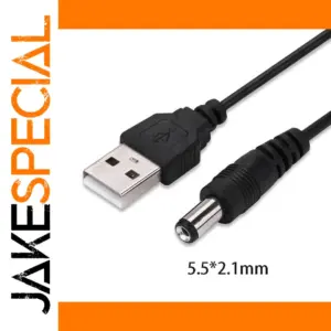 1-Meter USB to DC Power Cable for Devices