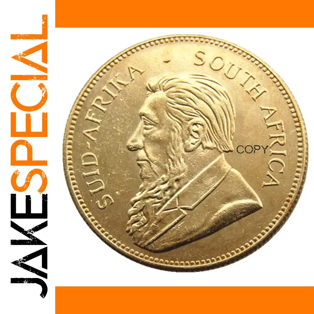 South Africa 1984 Gold Replica Coin 1 South Africa 1984 Gold Replica Coin