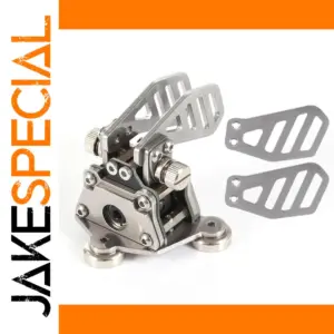 Stainless Steel Dual-Paddle Morse Key for Radio