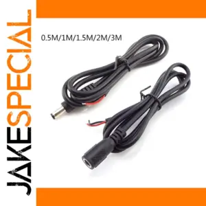 5.5x2.1mm DC Power Extension Cable 3M