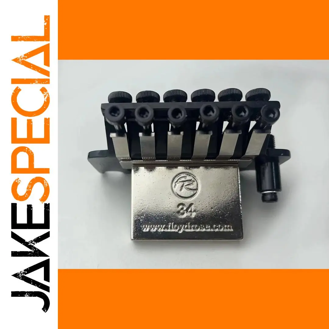 Black Floyd Rose Tremolo Bridge System 1 Black Floyd Rose Tremolo Bridge System