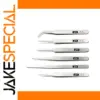 Premium Stainless Steel Precision Tweezers Set