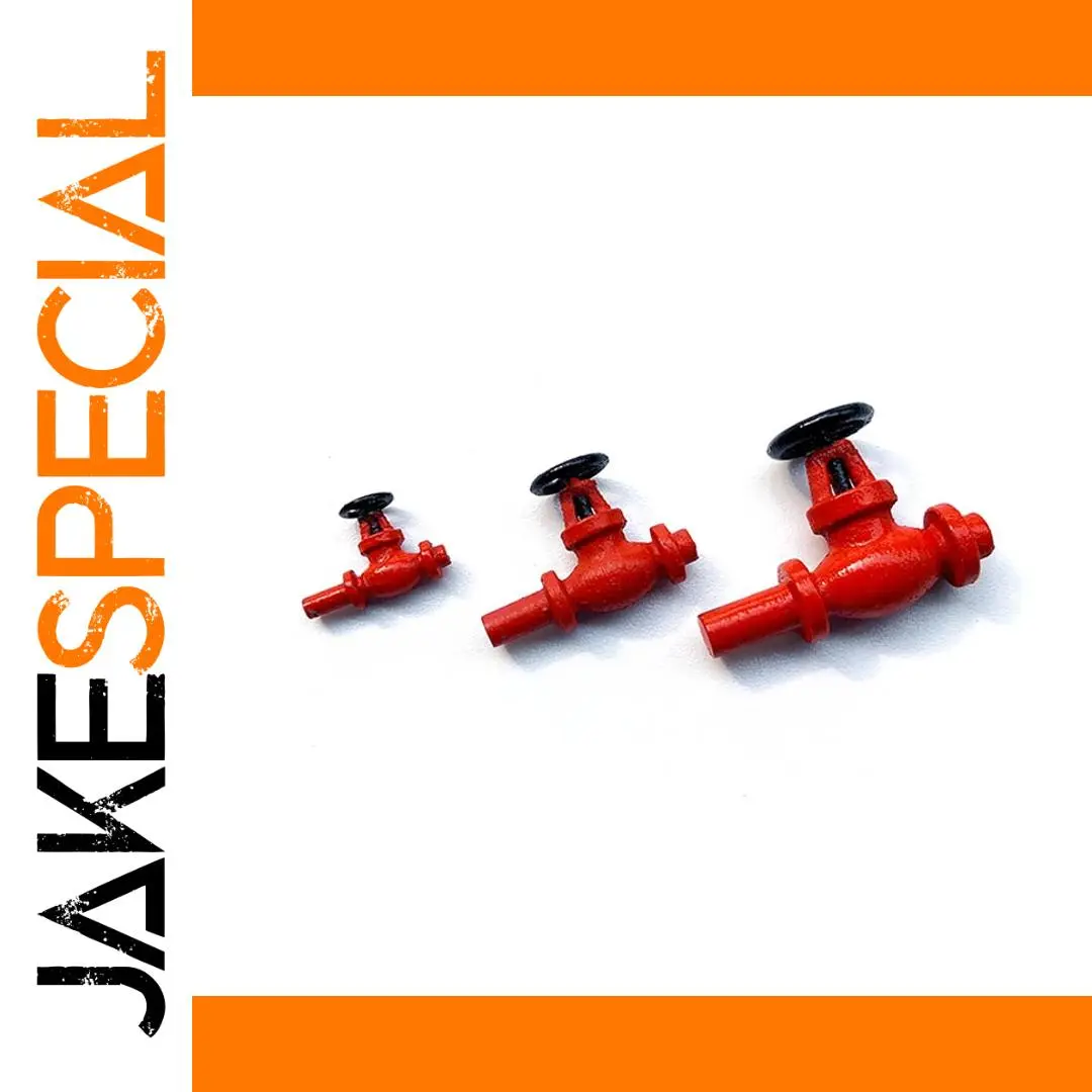 Marine Firefighting Valve Ornament Set (3 Sizes) 1 Marine Firefighting Valve Ornament Set (3 Sizes)