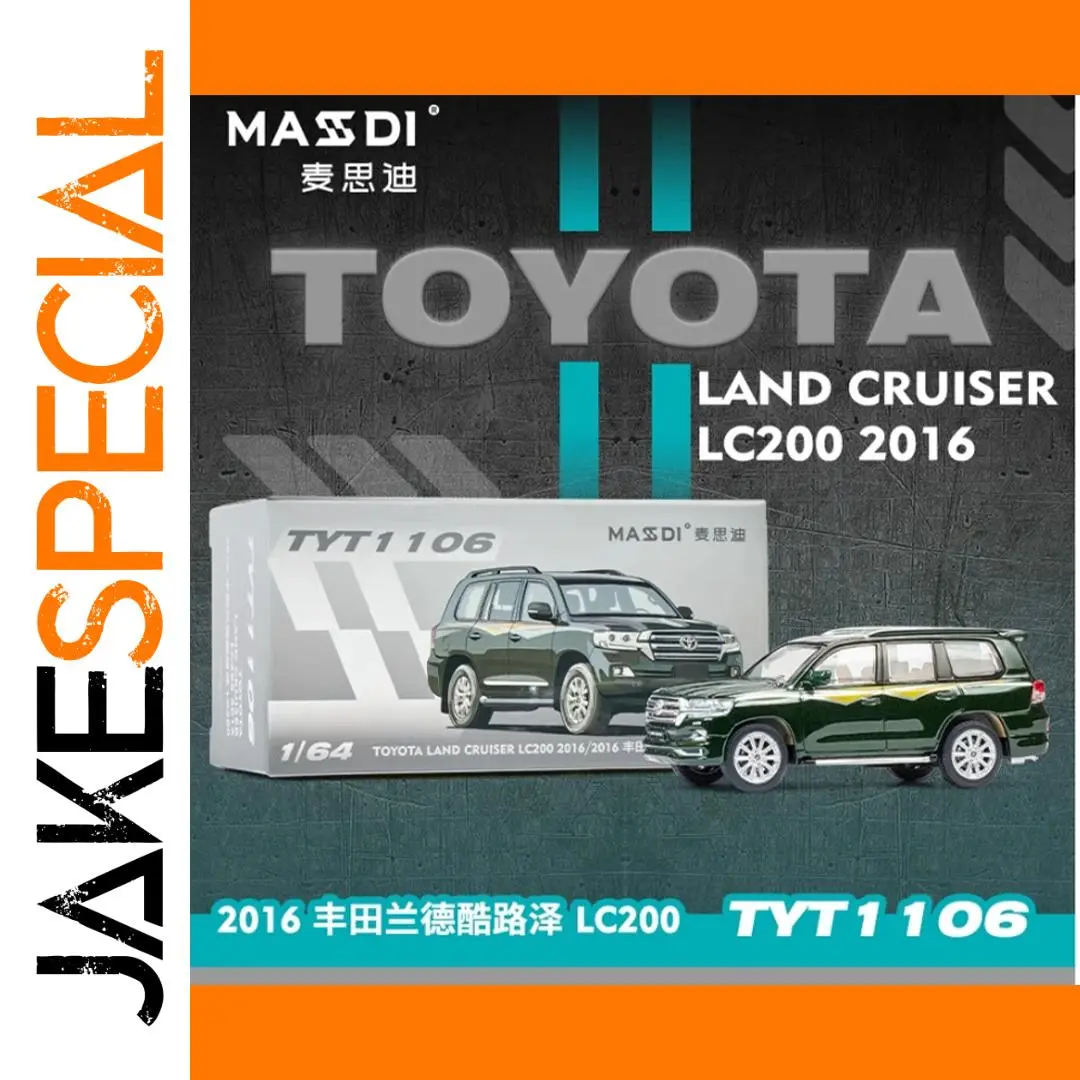 Massdi 1:64 Land Cruiser LC200 Collectible Model 1 Massdi 1:64 Land Cruiser LC200 Collectible Model