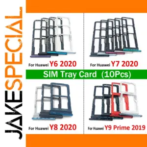 Huawei SIM Card Tray Slot Holders Set for Y6, Y7P, Y8P, Y9 Prime