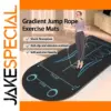 Black EVA Yoga Mat with Guiding Lines