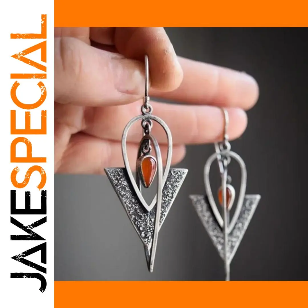 Vintage Geometric Drop Earrings for Women 1 Vintage Geometric Drop Earrings for Women