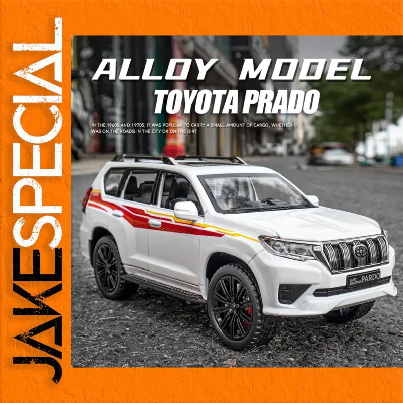 Discover the Ultimate Off-Road Replica: The Toyota Prado SUV Diecast Model 1:22 Scale 1 6d7ac3f557124bfc97c32b43 product image