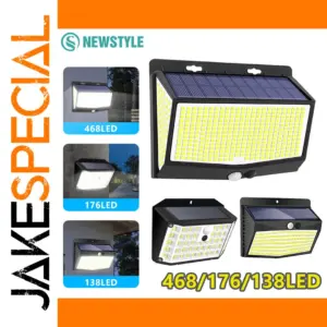 Solar Motion Light with Multiple LED Options