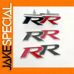 Honda 3D RR Badge Emblem for Civic, Accord