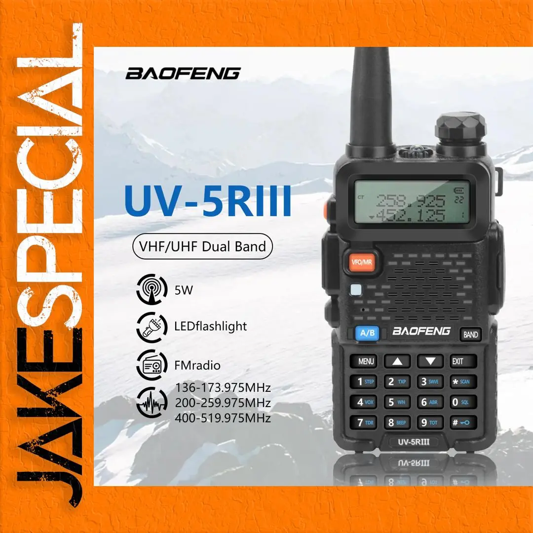 BAOFENG UV-5RIII Tri-Band Walkie-Talkie 1 BAOFENG UV-5RIII Tri-Band Walkie-Talkie