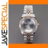 Luxury Silver Rose Gold Stainless Steel Watch Case 36/40mm