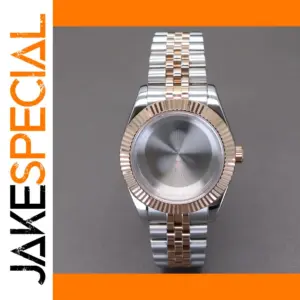 Luxury Silver Rose Gold Stainless Steel Watch Case 36/40mm