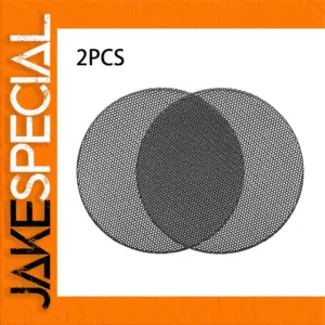 Black Metal Speaker Dust Covers Set of Two