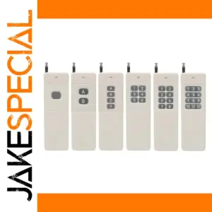 Long-Range 433 MHz Remote Control System with 12 Channels