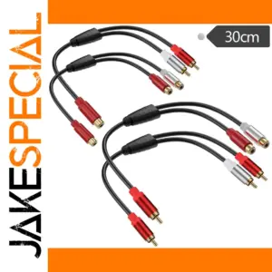 RCA Cable Splitter 1-in 2-out, 30cm