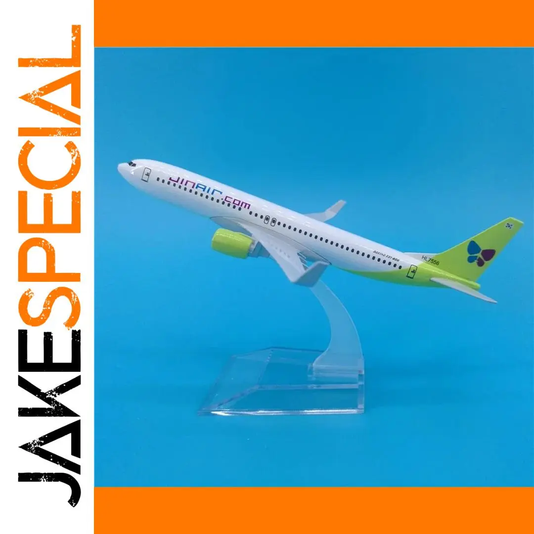 Jin Air Boeing 737 Diecast Model 1/400 Scale 1 Jin Air Boeing 737 Diecast Model 1/400 Scale