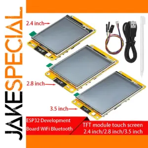 ESP32 Touchscreen TFT Module in 3 Sizes