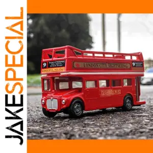 London Double-Decker Diecast Model Bus 12.5cm