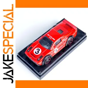 1:64 Scale Red Die-Cast Sports Car Model