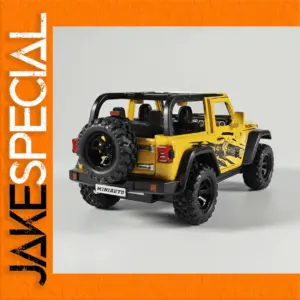 Vibrant Yellow Jeep Wrangler Rubicon Model