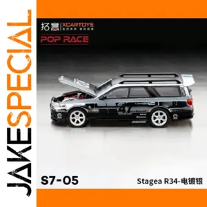 Miniature Nissan Skyline R34 Diecast Model 1:64
