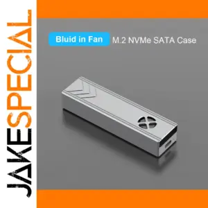 M.2 SSD Enclosure with Cooling Fan