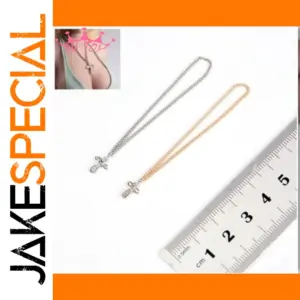 Miniature Cross Necklace for 1/6 Figures
