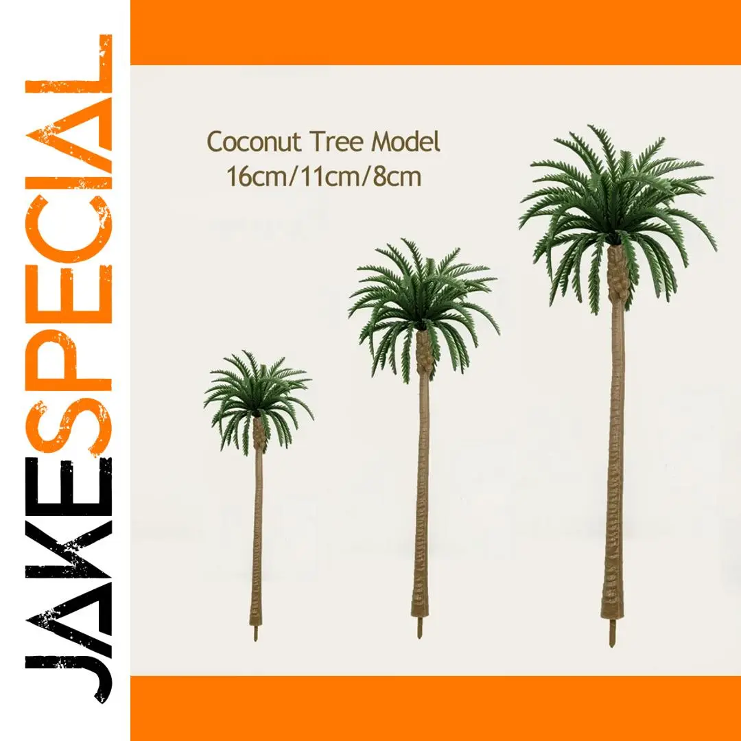Realistic Plastic Palm Trees for Dioramas 1 Realistic Plastic Palm Trees for Dioramas