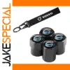 Aluminum Tire Valve Dust Caps Set for Vehicles