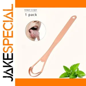 Double-Layer Stainless Steel Tongue Cleaner for Fresh Breath