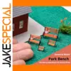 Miniature Outdoor Park Benches Set (10 pcs)