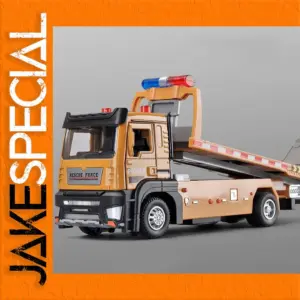 1:32 Scale Rescue Flatbed Truck Model