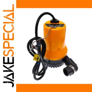 Bright Orange 12V Submersible Water Pump