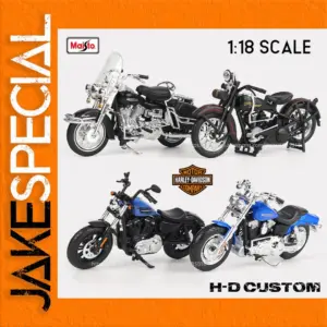 Harley-Davidson 1:18 Die-Cast Motorcycle Set