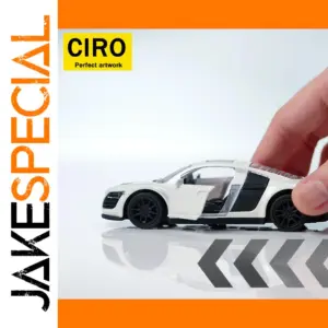 1:43 Die-Cast Supercar Model with Opening Doors