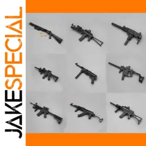 20-Piece 1:6 Scale Military Gun Replica Set