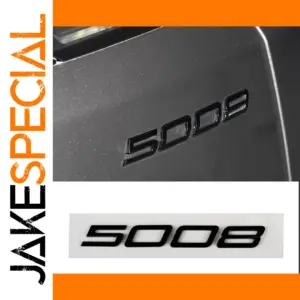 Peugeot 5008 Badge, Gloss Black Finish