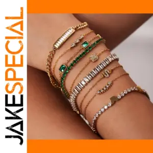 Stainless Steel Cubic Zirconia Bracelet