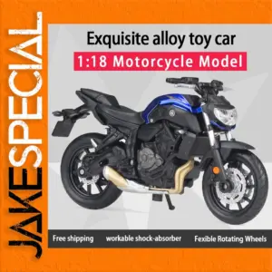 1:18 Yamaha MT-07 Motorcycle Diecast Model
