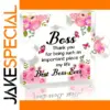 Elegant Floral Boss Lady Acrylic Gift