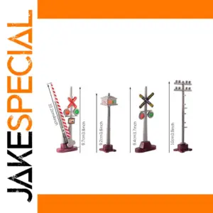 Railway Traffic Sign Set for Dioramas