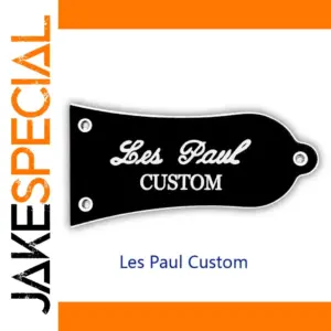 Black Les Paul Truss Rod Cover for Epiphone & US Standard