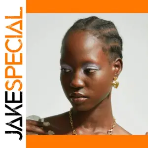 Stainless Steel Gold Drop Hoop Earrings